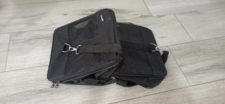 Transportín perro Amazon Basics Mediano Negro