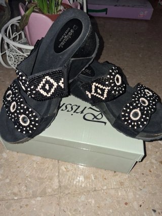 Sandalias Desigual Talla 38 Adorno Pedrería