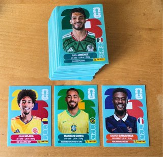 Lote 105 Cromos Mundial 2026 (Sin repetir)