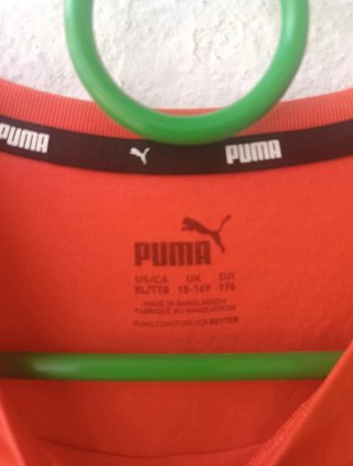 Camiseta Puma Naranja Talla 15-16