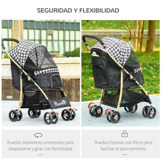 Carrito para Mascotas PawHut