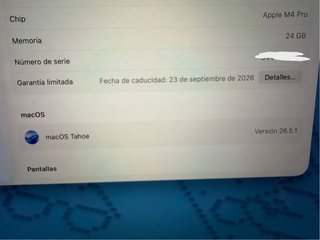 MacBook Pro 14 M4 Pro 24GB Gris Espacial