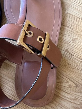 Sandalias Zara Marrones Talla 37