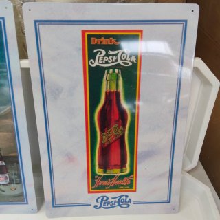 Carteles Chapa Pepsi Publicidad Vintage