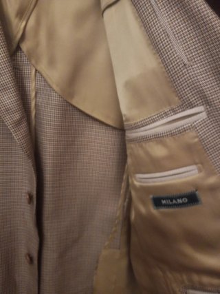 Chaqueta americana hombre verano tonos marrones