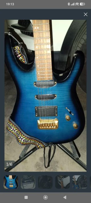 Guitarra Daytona Edición Especial Azul