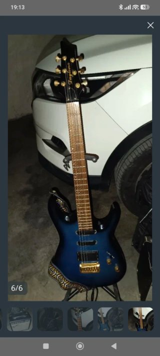 Guitarra Daytona Edición Especial Azul