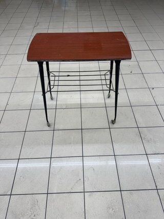 Carrito TV Mid Century Madera y Metal