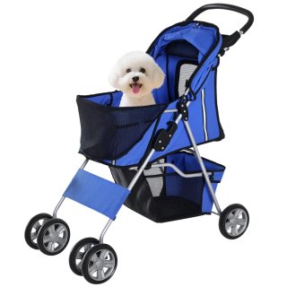 Carrito para Perros Pequeños con Toldo
