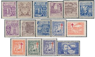 COLECCION DE SELLOS ESPAÑA NUEVOS DE 1941 A 1949.