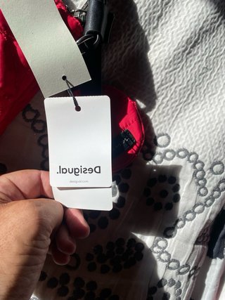 Bolso Desigual Rojo y Negro
