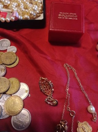Lote Joyería y Monedas