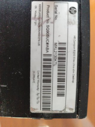 HP Ordenador Mini Negro i5