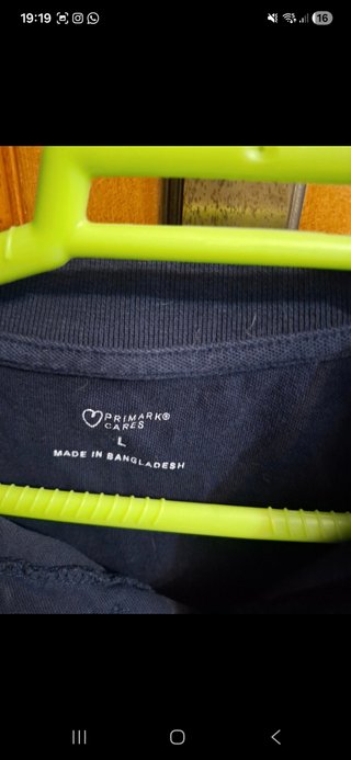 Polo azul hombre talla L sin usar