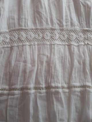 Vestido Ibicenco Blanco Largo Talla M/L