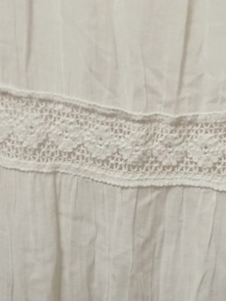 Vestido Ibicenco Blanco Largo Talla M/L