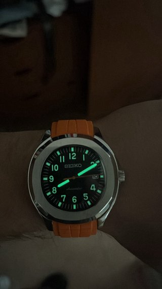 Reloj Seiko Mod Aquanaut Naranja