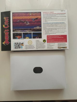 Caja repro Demon's Crest SNES