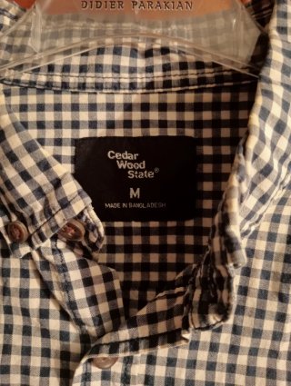 Camisa cuadros Cedar Wood State Talla M