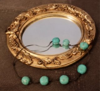 Collar artesanal turquesa estilo boho