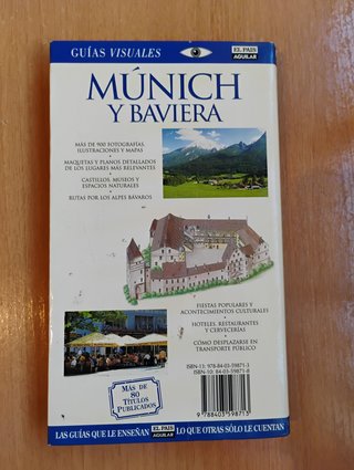 Guías turísticas: París, Munich, Barcelona, Toledo