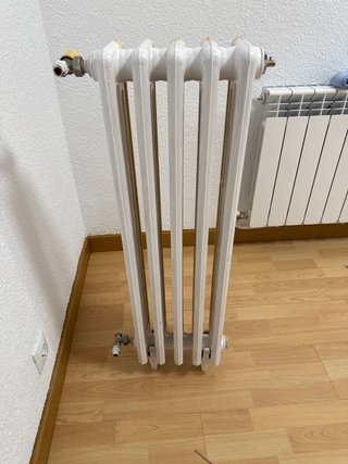 Radiador de hierro fundido beige