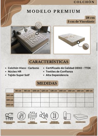 Colchón Visco Grafeno
