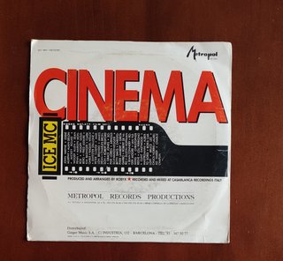 Vinilo Ice MC - Cinema
