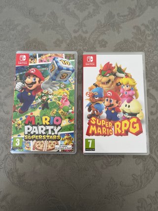 2 Videojuegos: Mario Party Superstar y Mario RPG