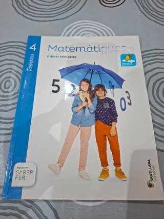 Libro Matematiques 4 primaria