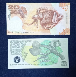 Oceania Lotto 8 banconote FDS UNC come descriz.