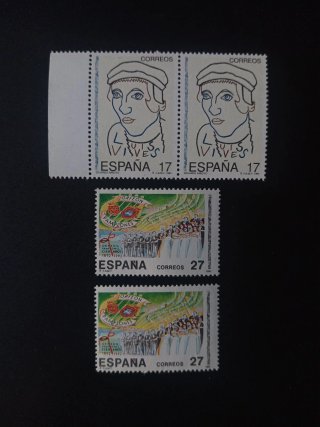 Sellos España 1992 Centenarios