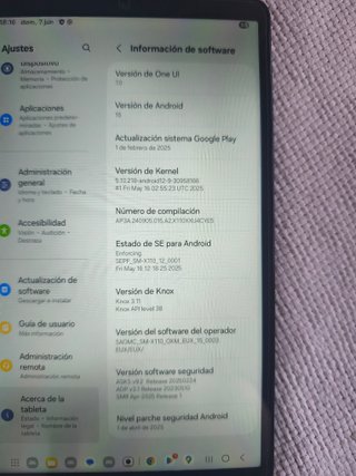 Tablet Samsung Galaxy A9 Negra