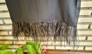 Vestito S.Oliver con brillantini e piume