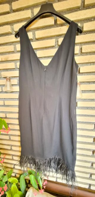 Vestito S.Oliver con brillantini e piume