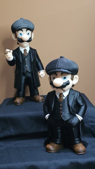 Mário e Luigi Peaky Blinders Figuras