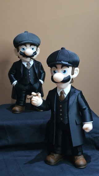 Mário e Luigi Peaky Blinders Figuras