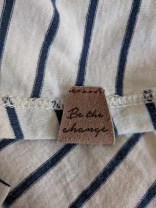 Vestido Rugwear, rayas, algodón Talla M