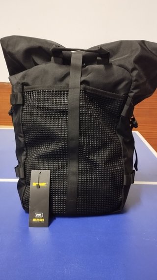 Mochila Trasera Moto 20L Negra