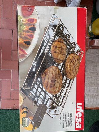 Barbacoa Eléctrica Metálica y Plástico