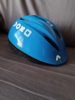 Casco Bicicleta Niño Azul