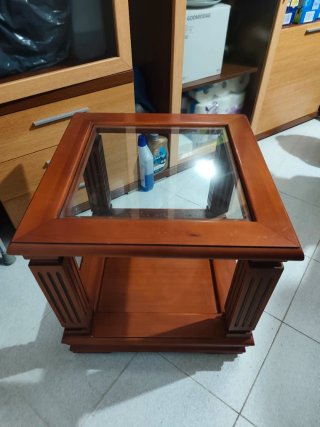 Mesa auxiliar madera