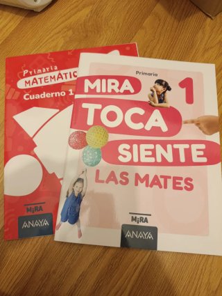 Matemáticas 1 primaria mira anaya