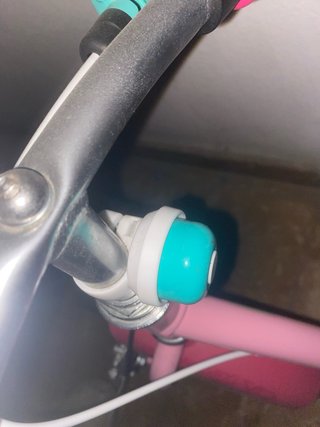 Bici niña rosa con timbre y asiento muñeca