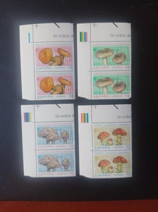 Sellos España 1993 Hongos