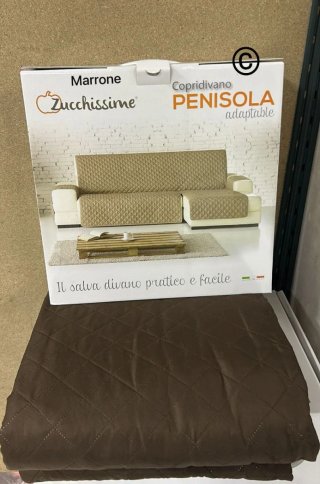 Copridivano con penisola