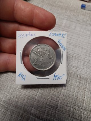 Moneda de colección 5 Euros España 1980