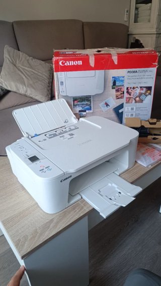 Impresora wifi Canon Pixma TS3751i blanca