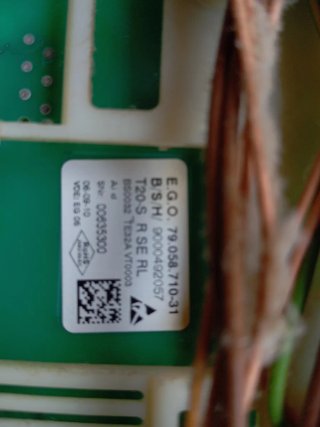 Panel frontal secadora Balay/Bosch/Siemens