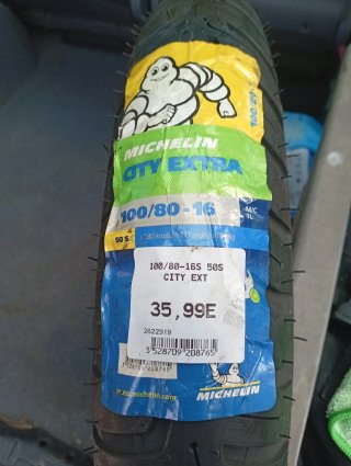 Neumático Michelin City Extra 100/80-16 50S